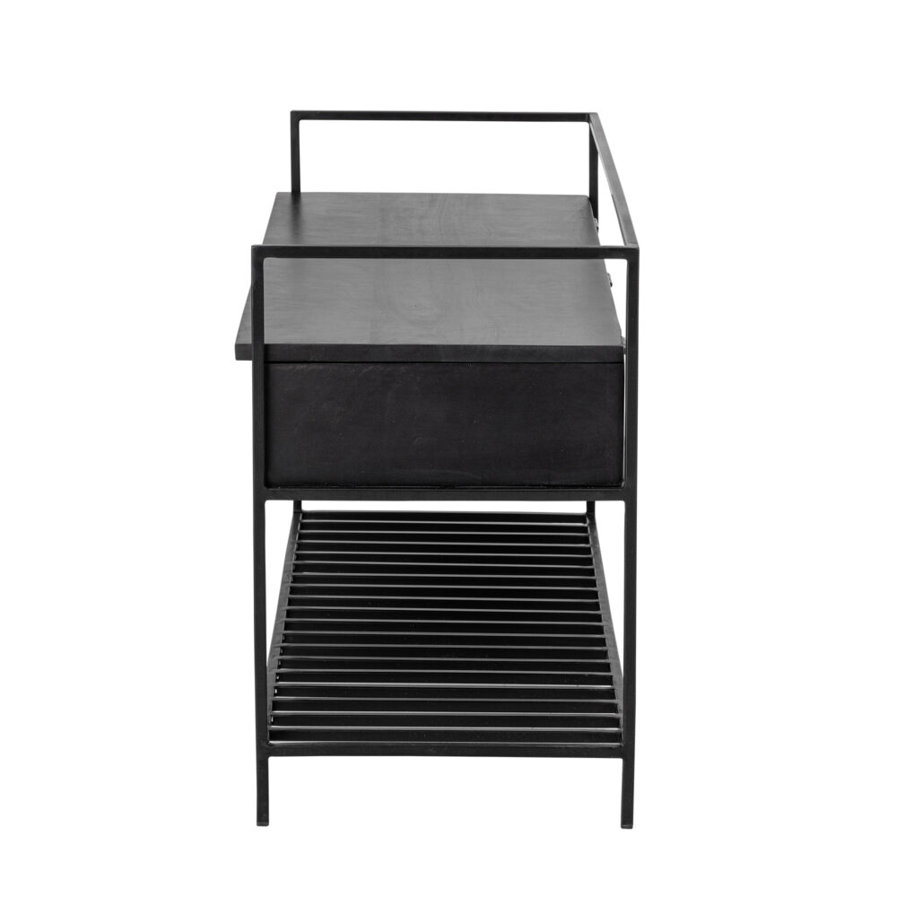 Abelone Bench, Black, FSC 100%® Mango - Image 3