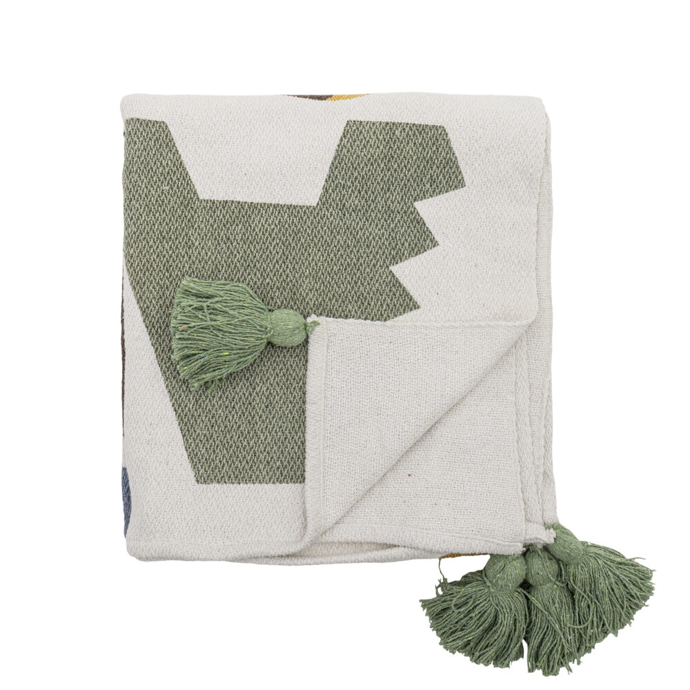 Memmo Throw, Nature, Recycled Cotton