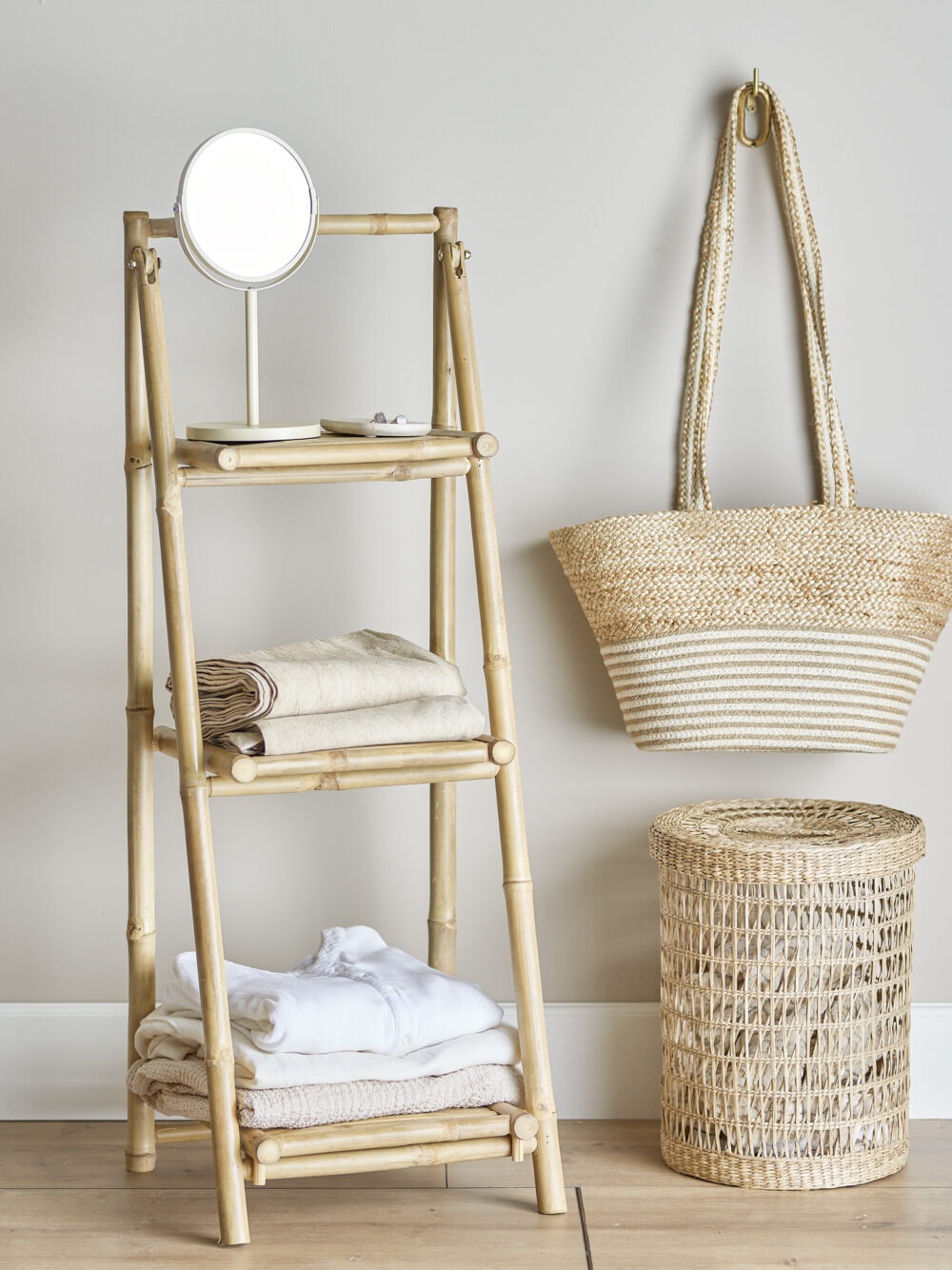 Indre Clothes Rack, Nature, Bamboo - Image 4