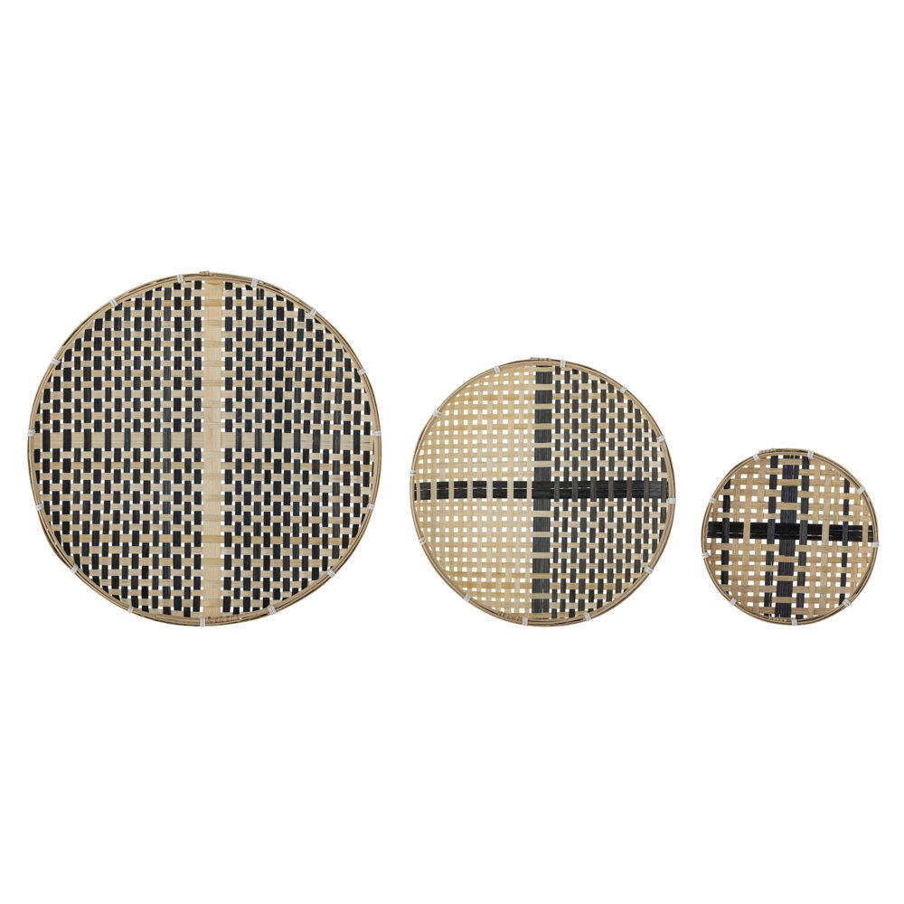 Tona Wall Decor, Black, Bamboo