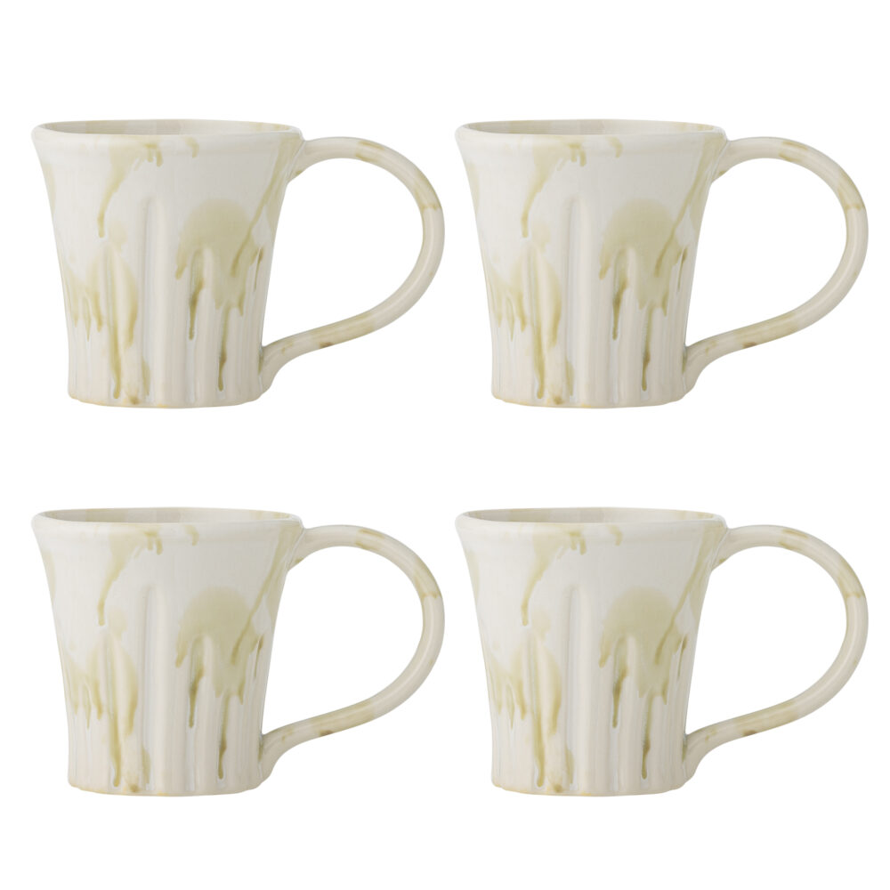 Joseph Mug, Green, Stoneware