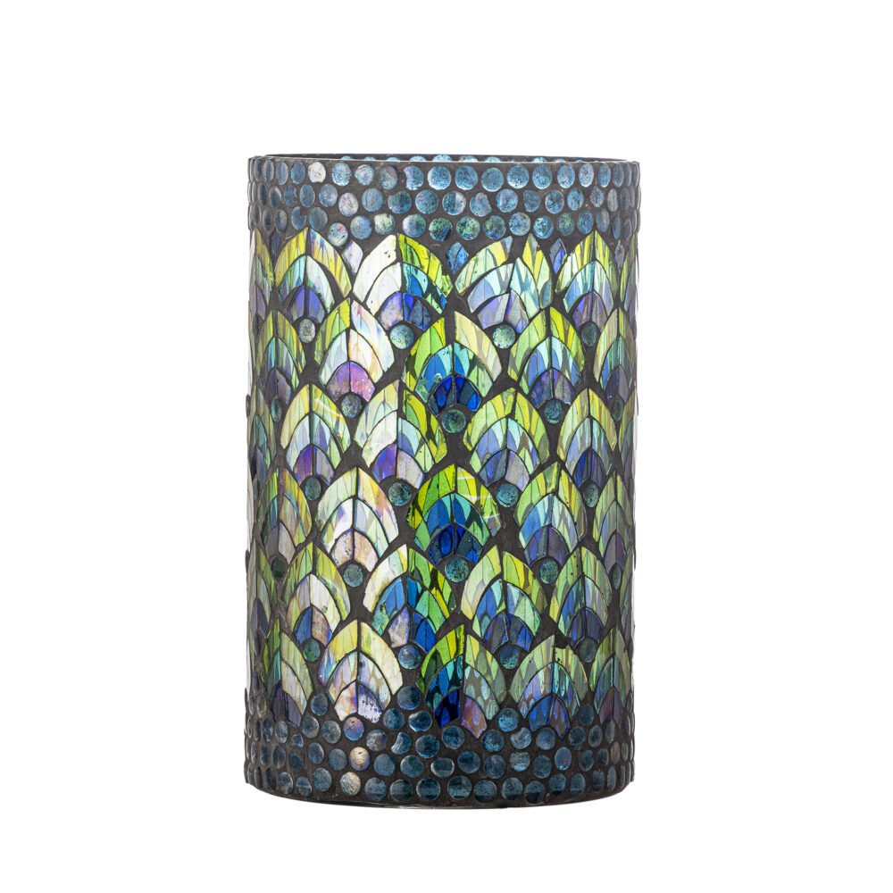 Kali Votive, Blue, Glass