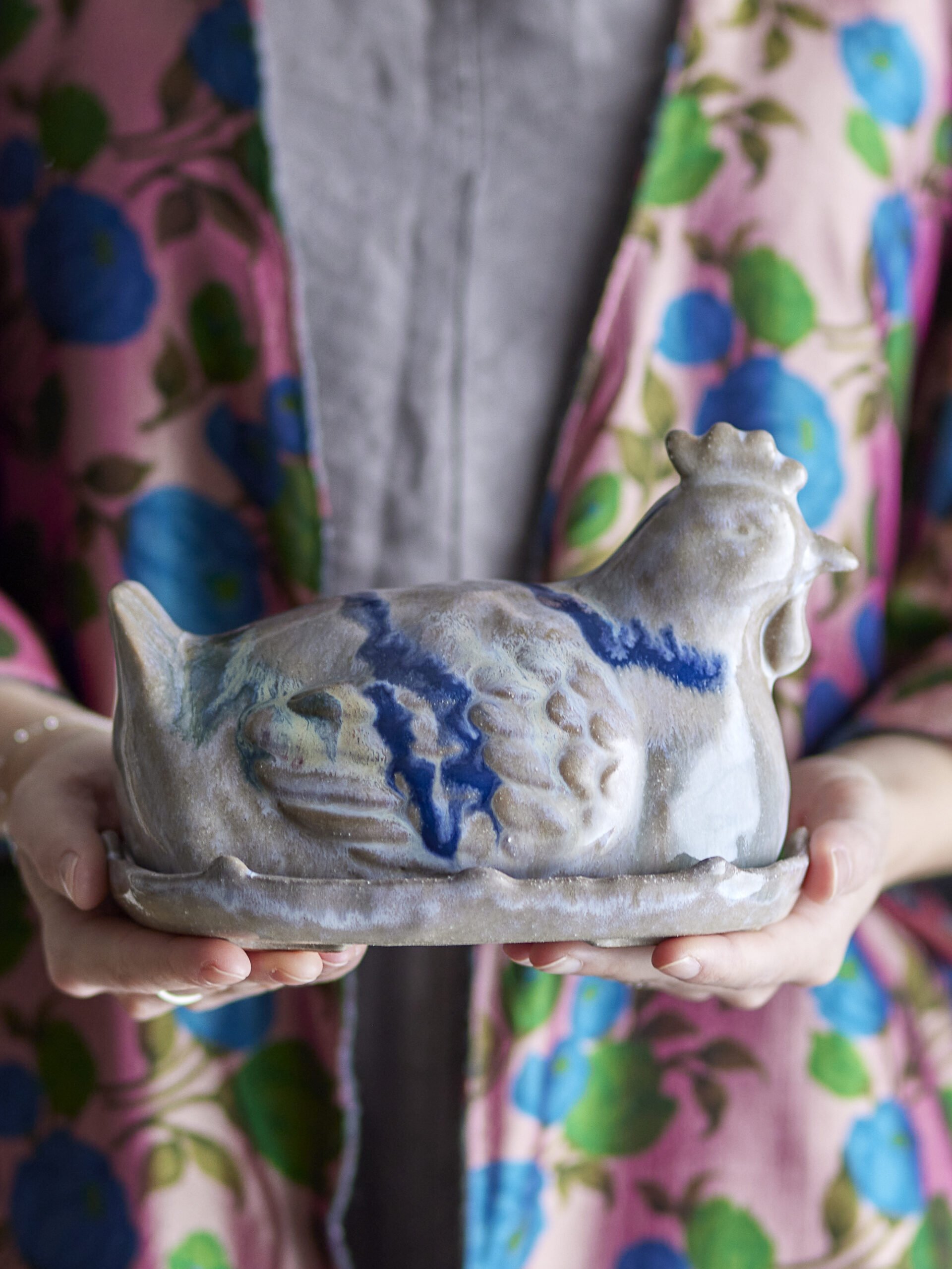 Heni Butter Box, Rose, Stoneware - Image 6