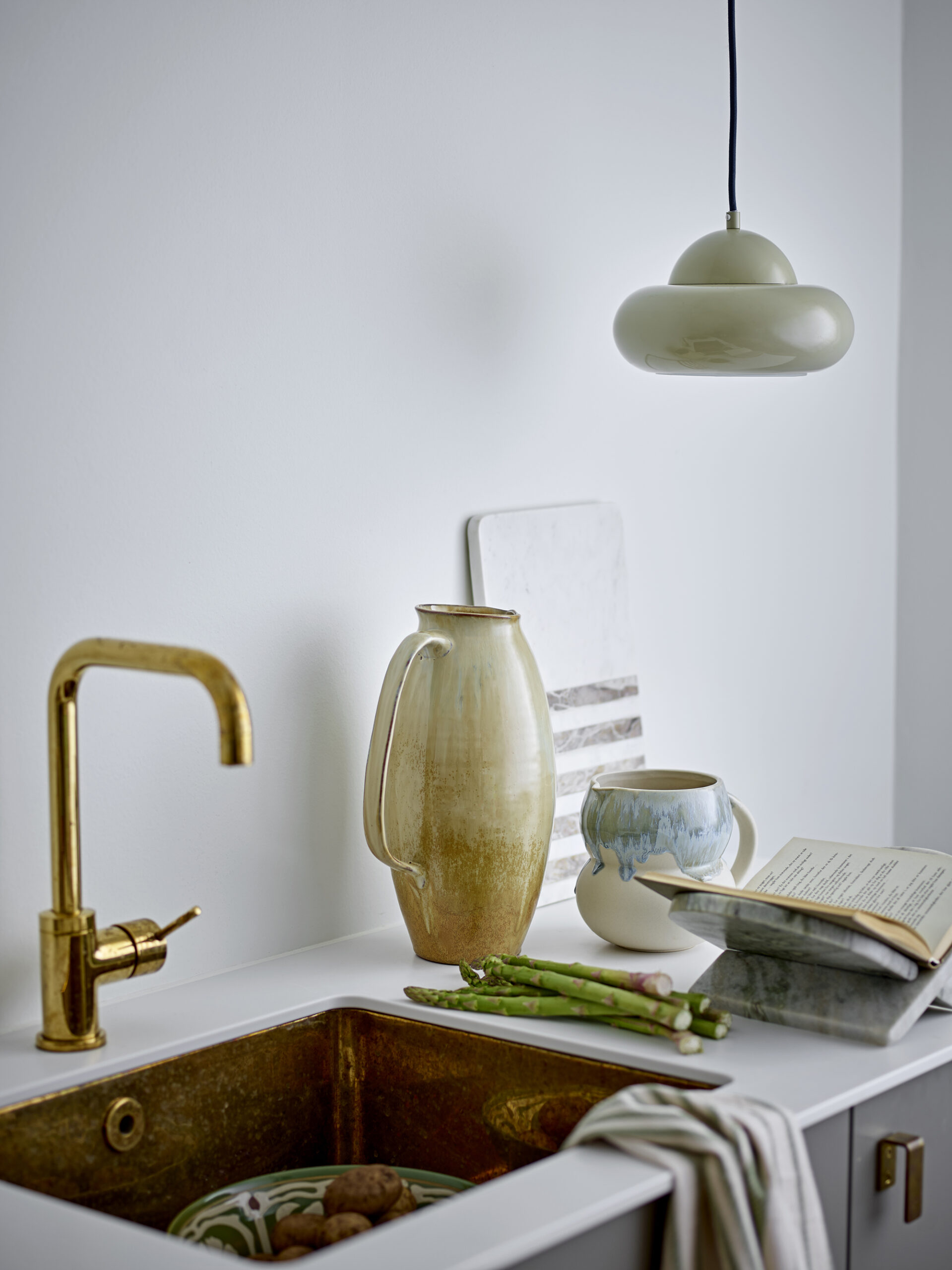 Bubble Pendant Lamp, Green, Metal - Image 3