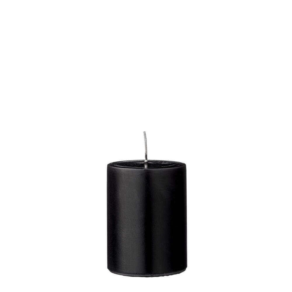 Anja Candle, Black, Paraffin