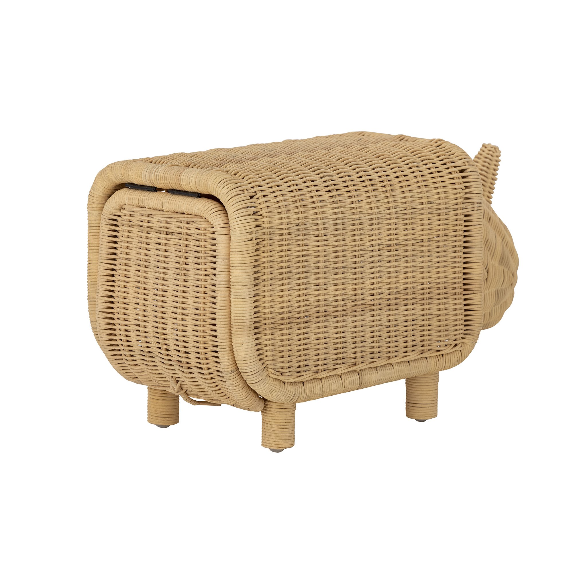 Soffe Stool w/Storage, Nature, Rattan - Image 2