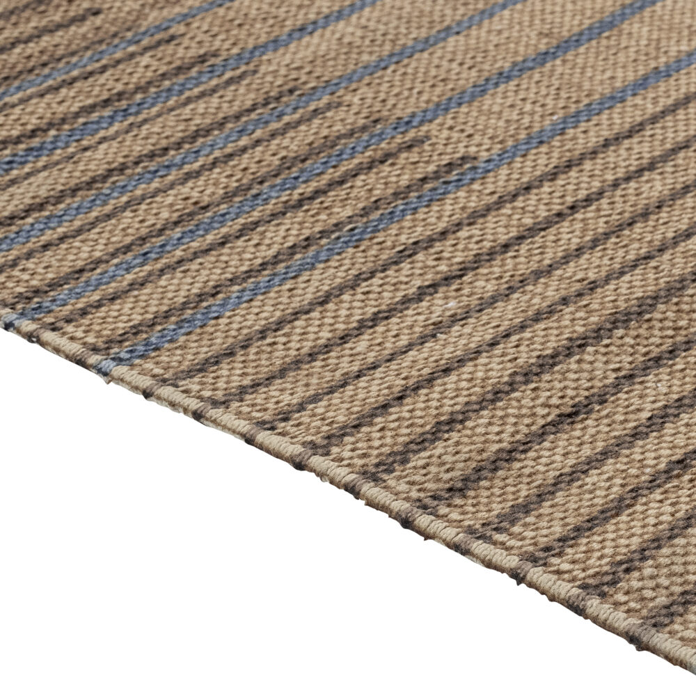 Boon Rug, Brown, Cotton - Image 3