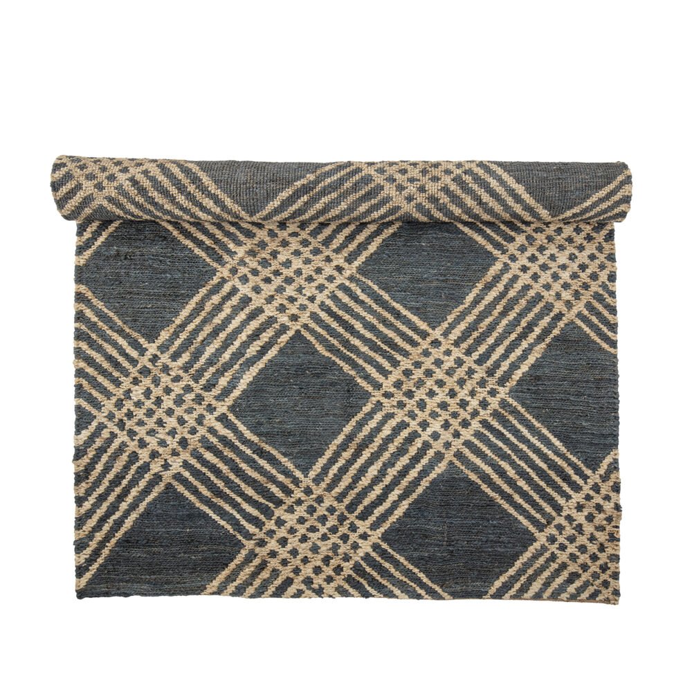 Cat Rug, Black, Jute