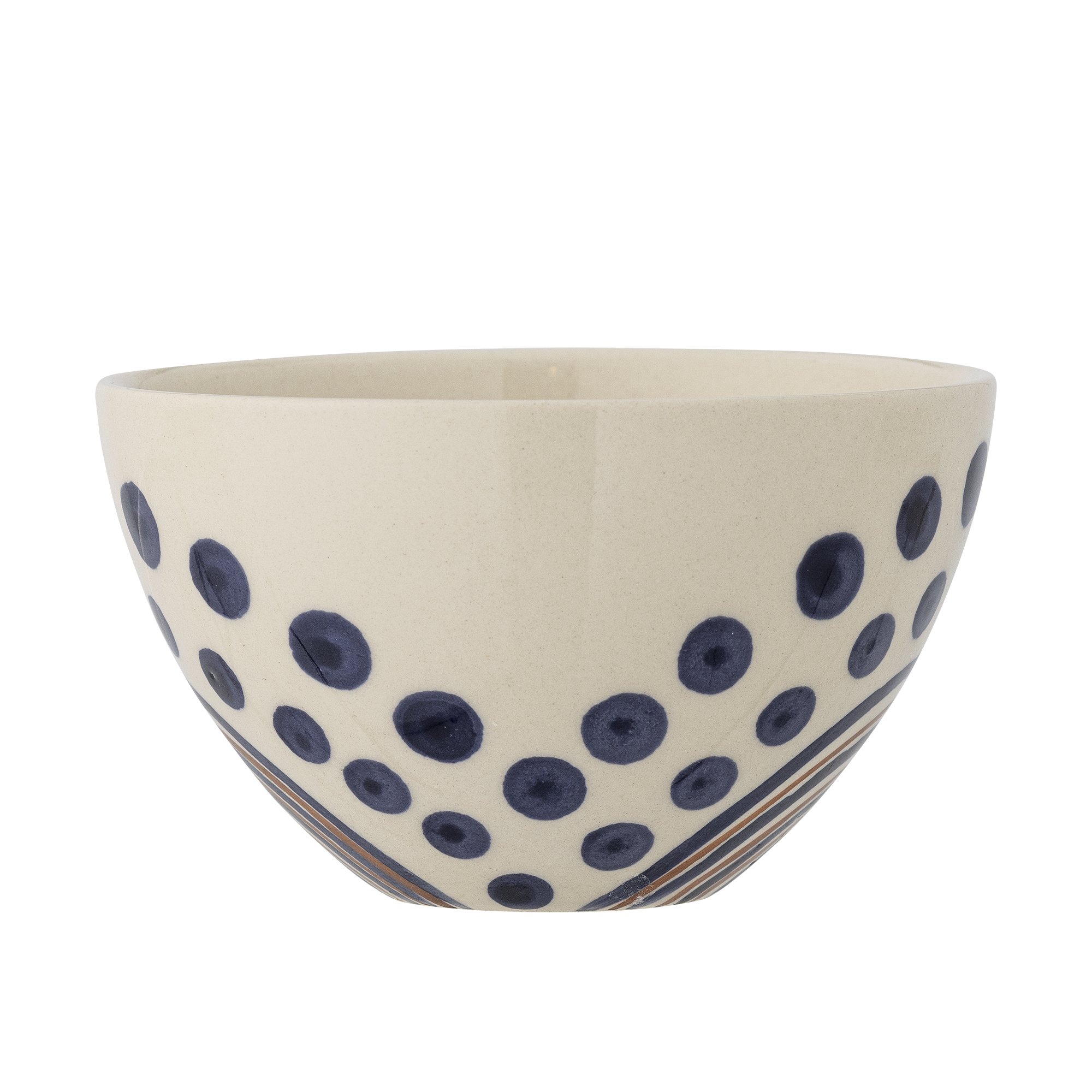 Shama Bowl, Orange, Stoneware - Image 2