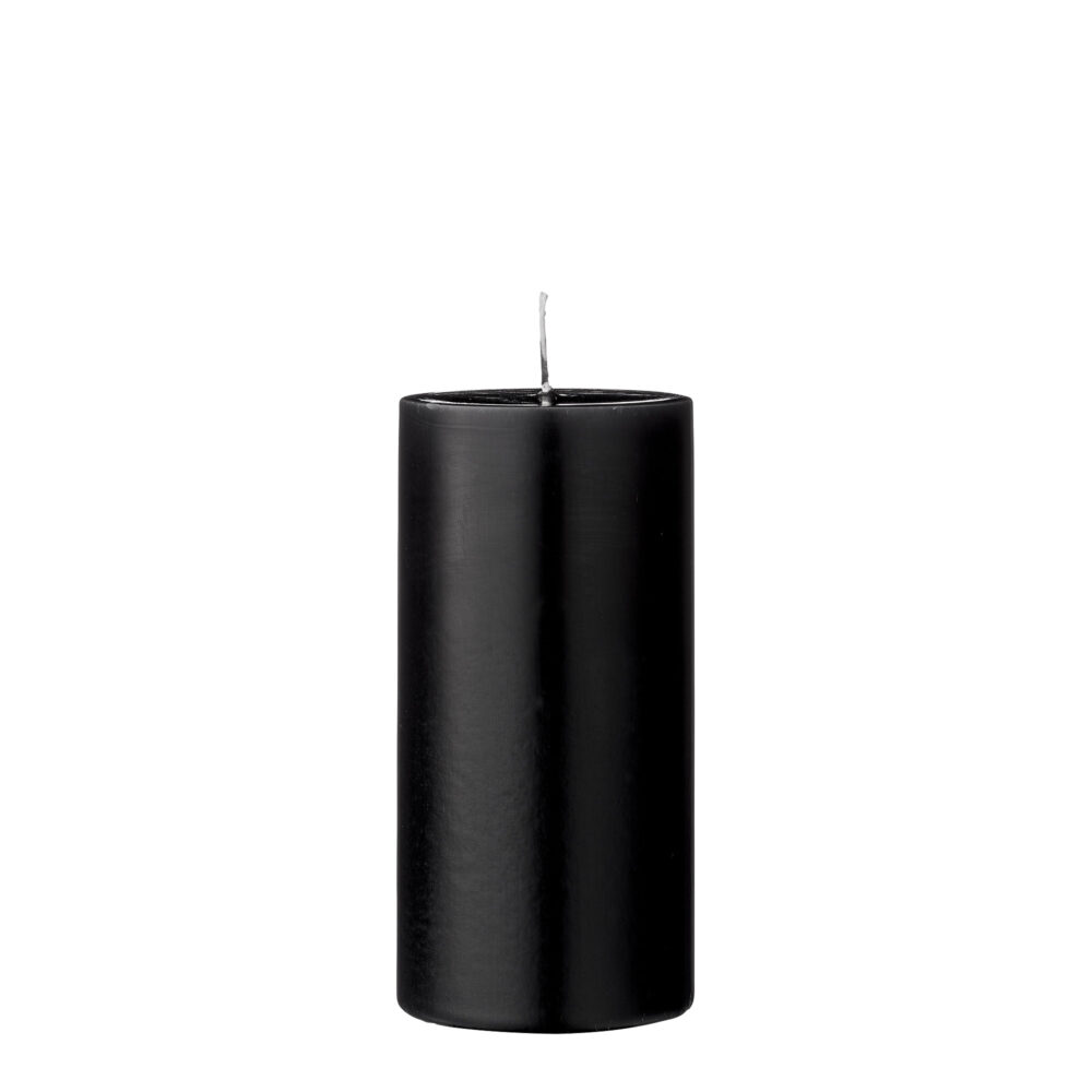 Anja Candle, Black, Paraffin