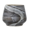 Skjalm Flowerpot, Brown, Stoneware