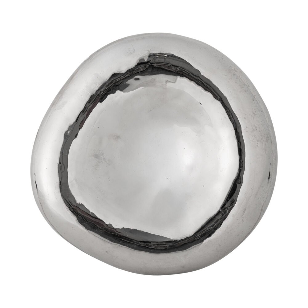 Shine Bowl, Silver, Stoneware - Image 3