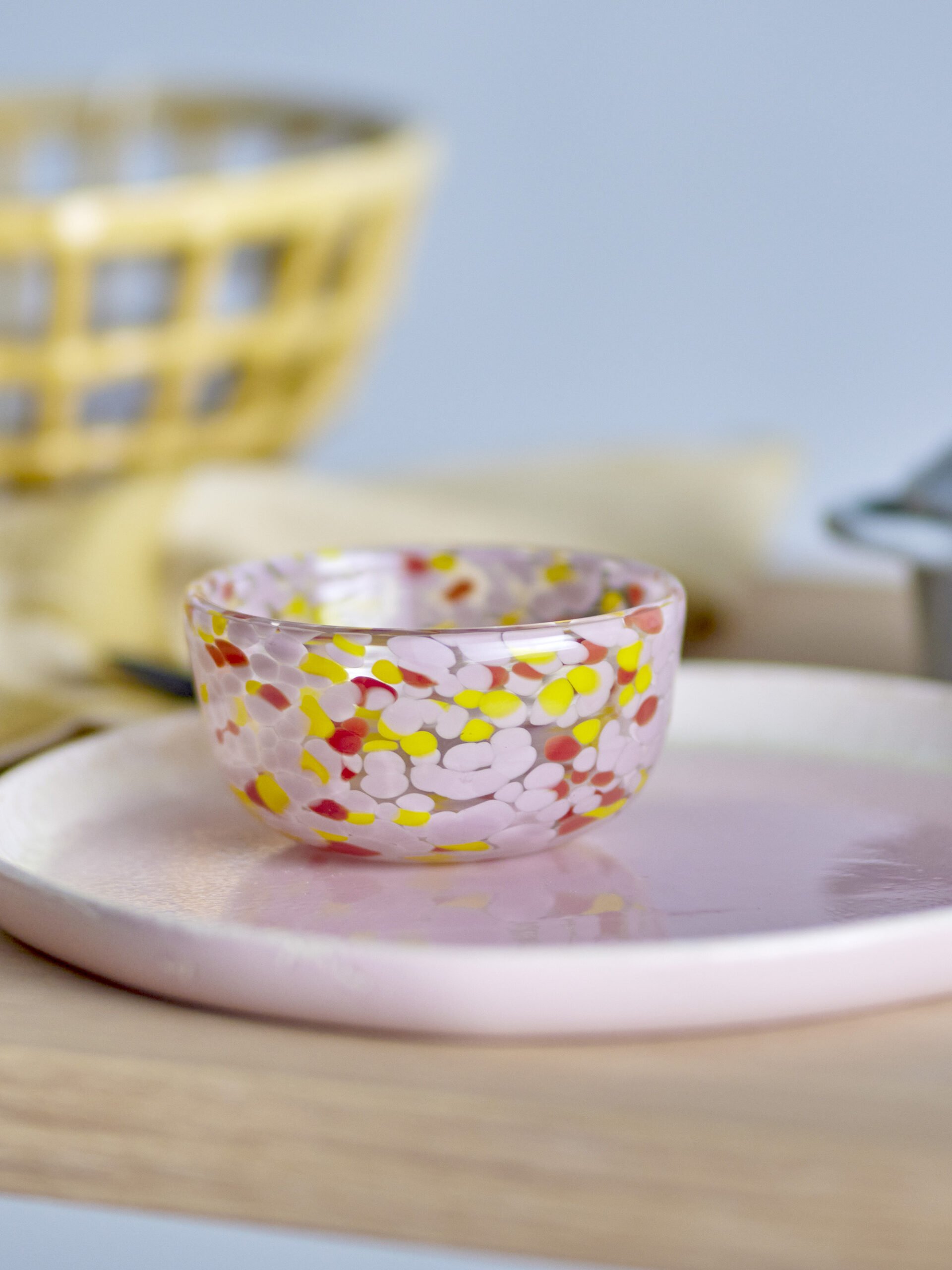 Lilya Bowl, Rose, Glass - Image 3