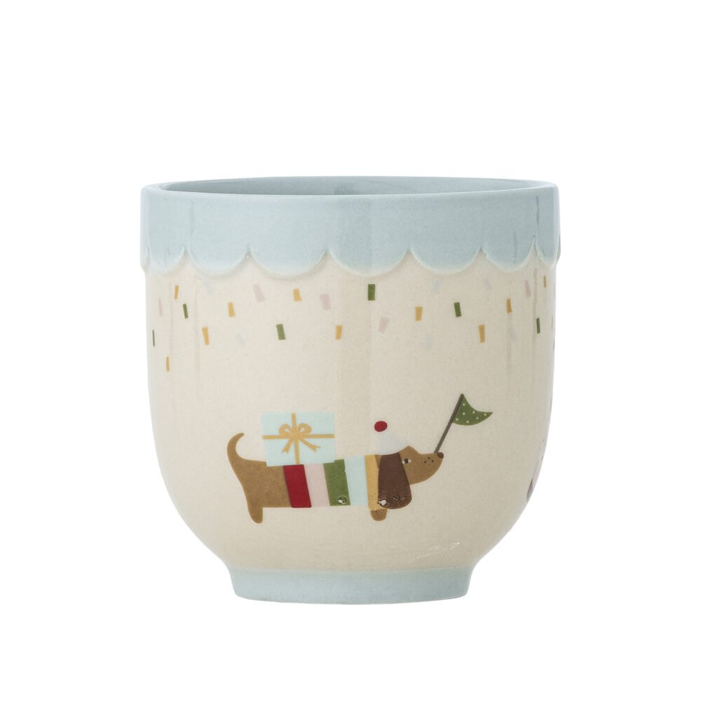 Celebrate Cup, Blue, Stoneware - Image 3