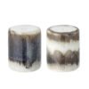 Paula Salt & Pepper Shaker Set, Grey, Stoneware