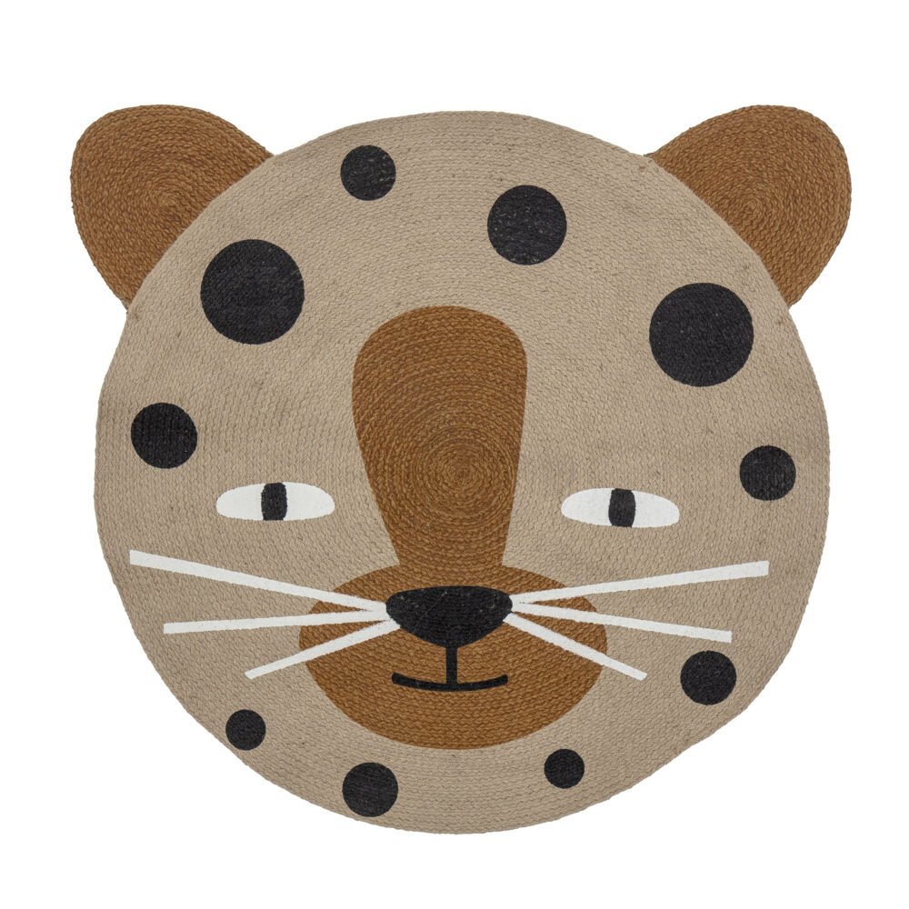 Naffie Rug, Brown, Jute