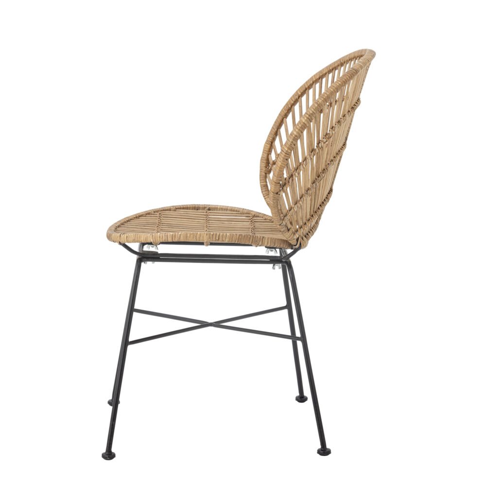Fiore Dining Chair, Nature, Rattan - Image 4