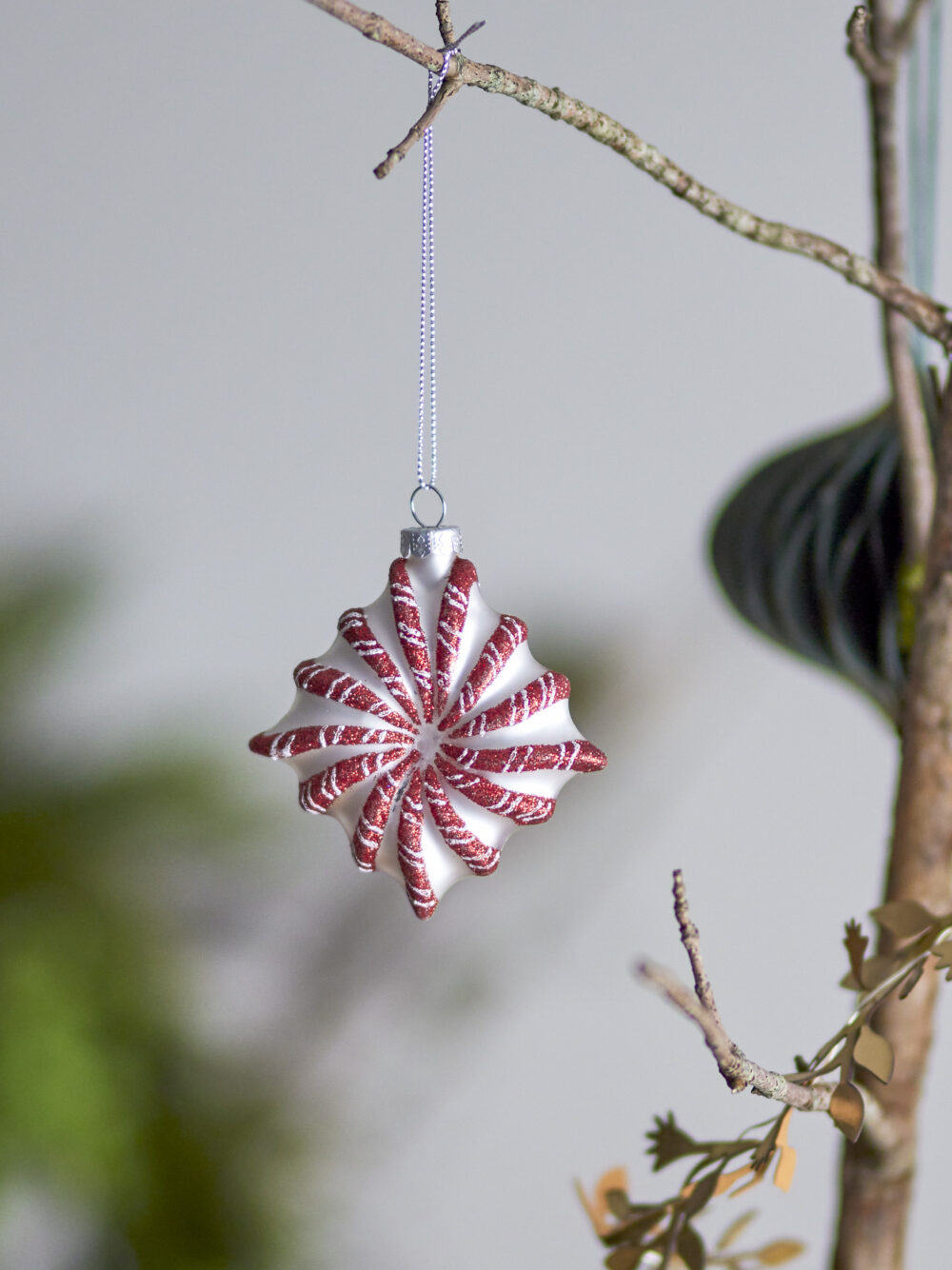 Candy Ornament, Red, Glass - Image 2