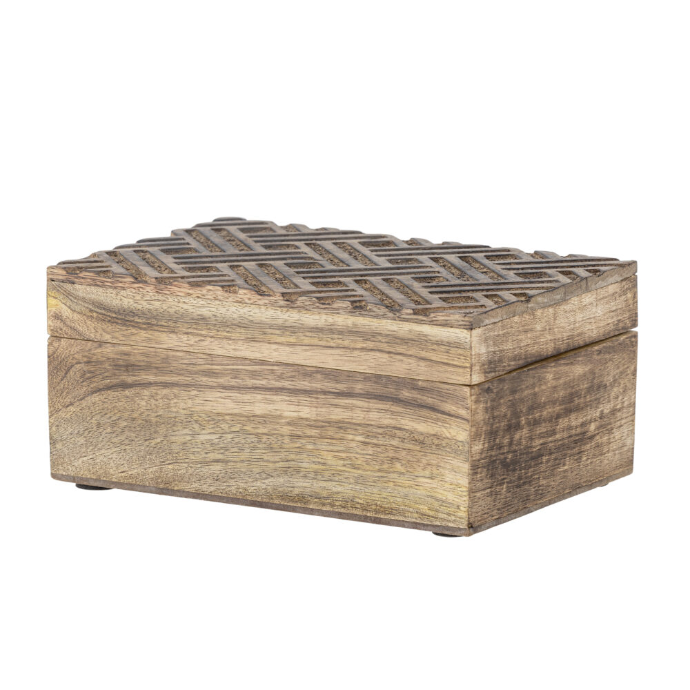 Vercelli Box w/Lid, Nature, Mango - Image 3