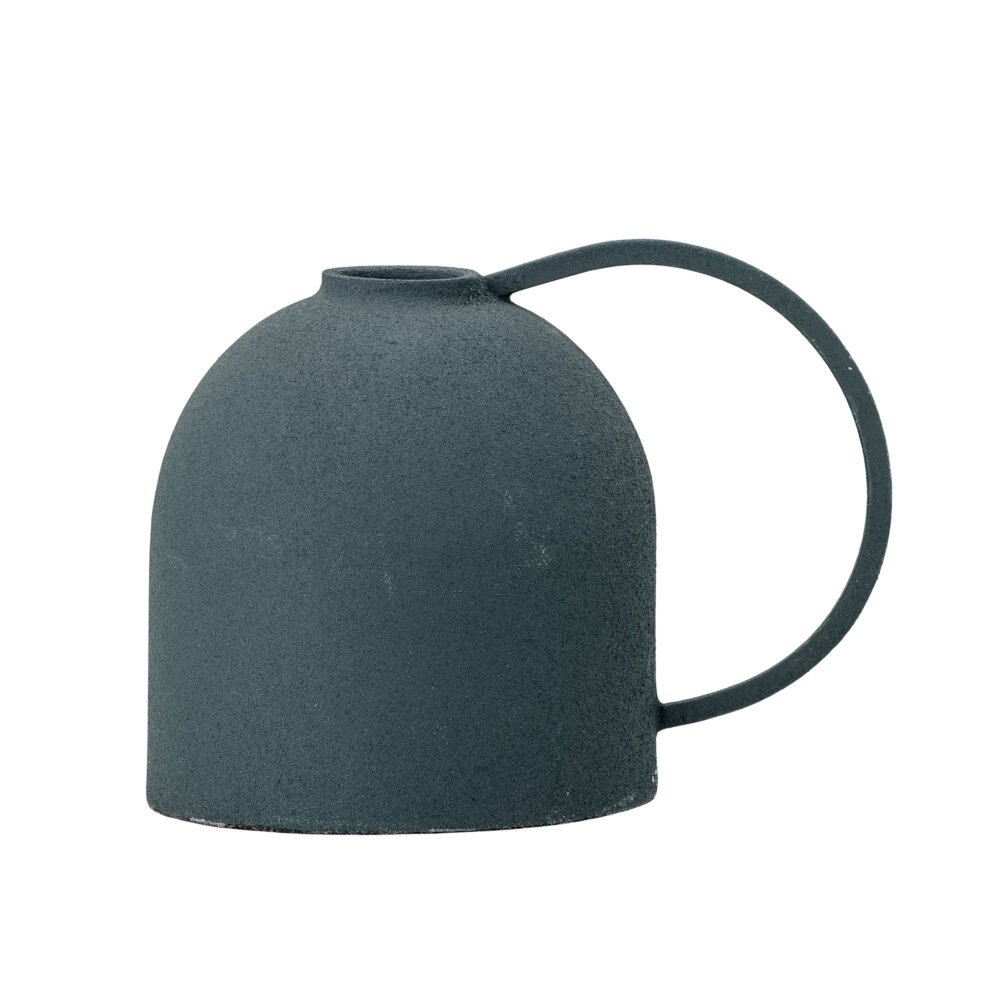 Idon Candle Holder, Green, Metal