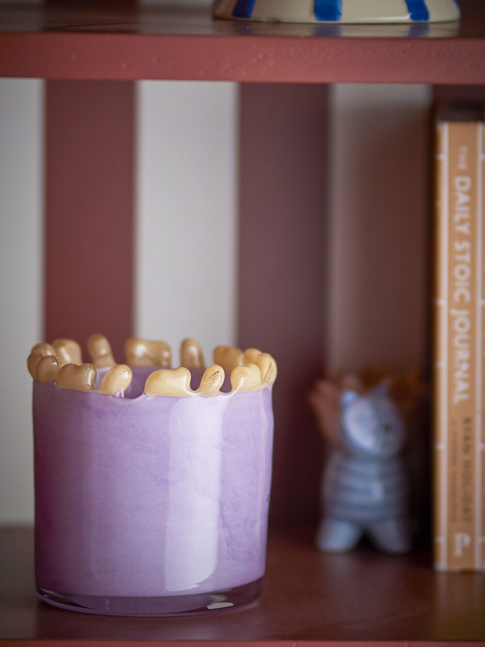 Edger Votive, Purple, Glass - Image 3