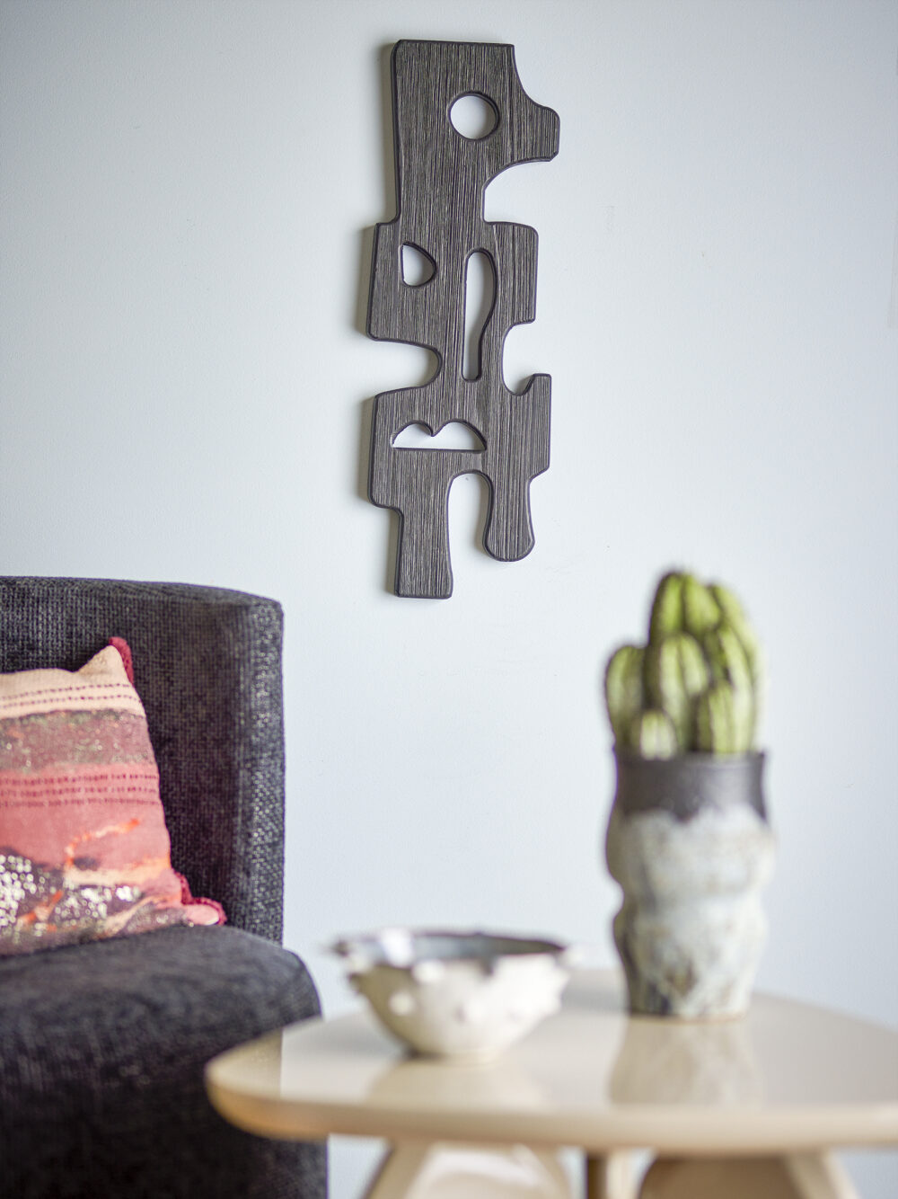 Sare Wall Decor, Black, MDF - Image 5
