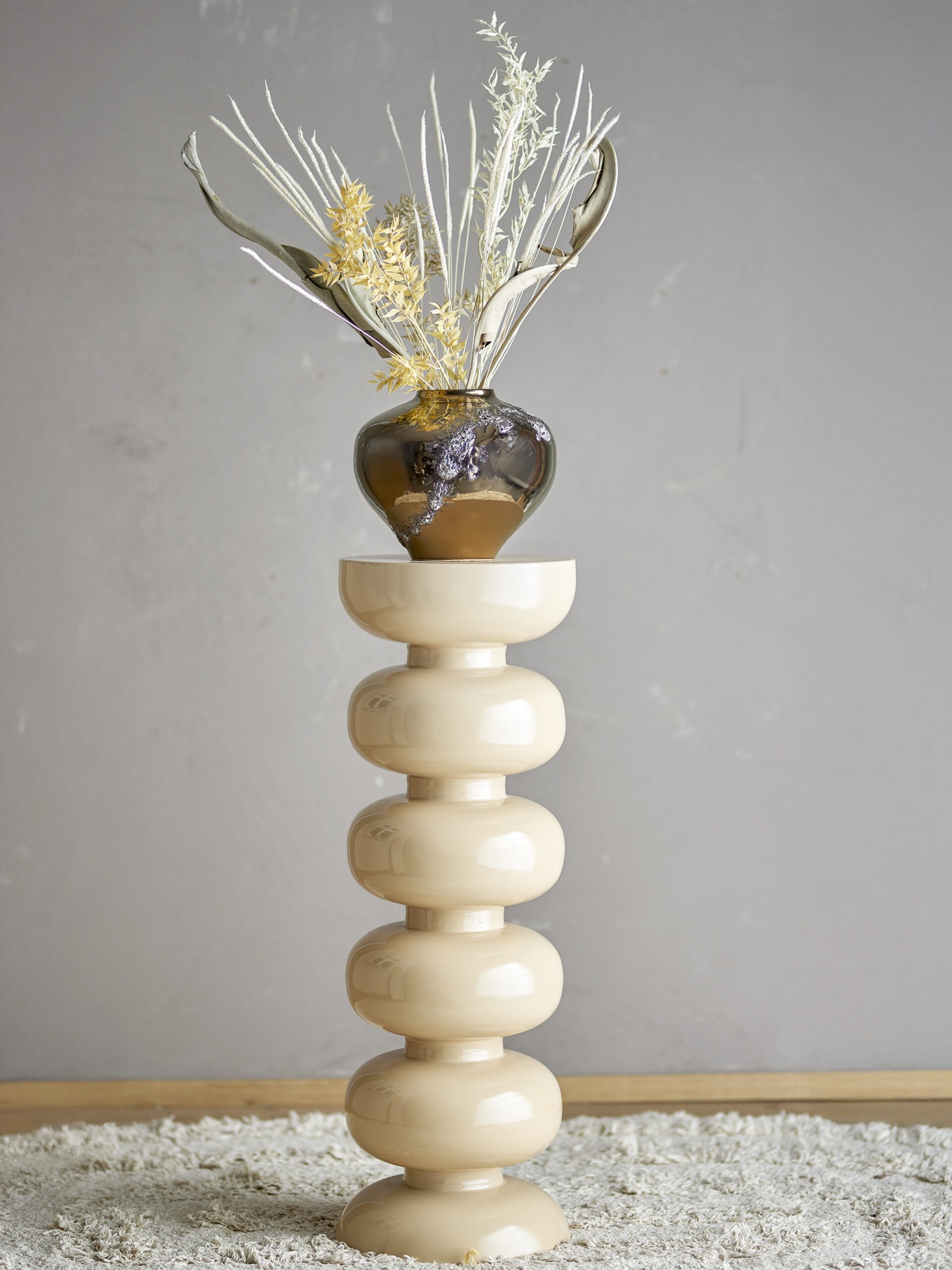 Alba Side Table, Brown, Metal - Image 3