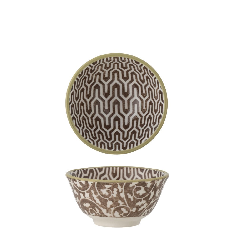 Maple Bowl, Brown, Stoneware