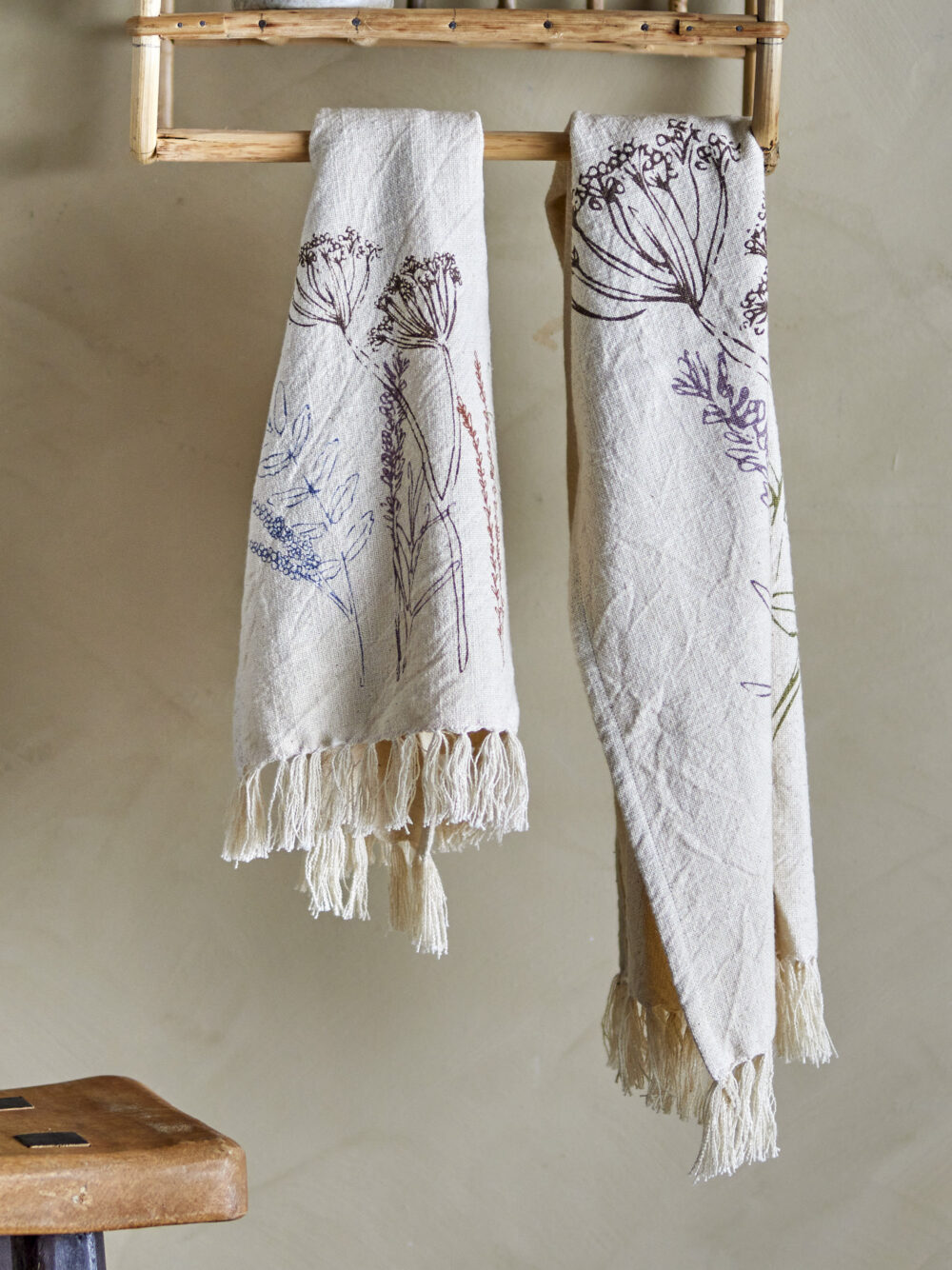 Bea Kitchen Towel, Nature, Cotton - Image 5