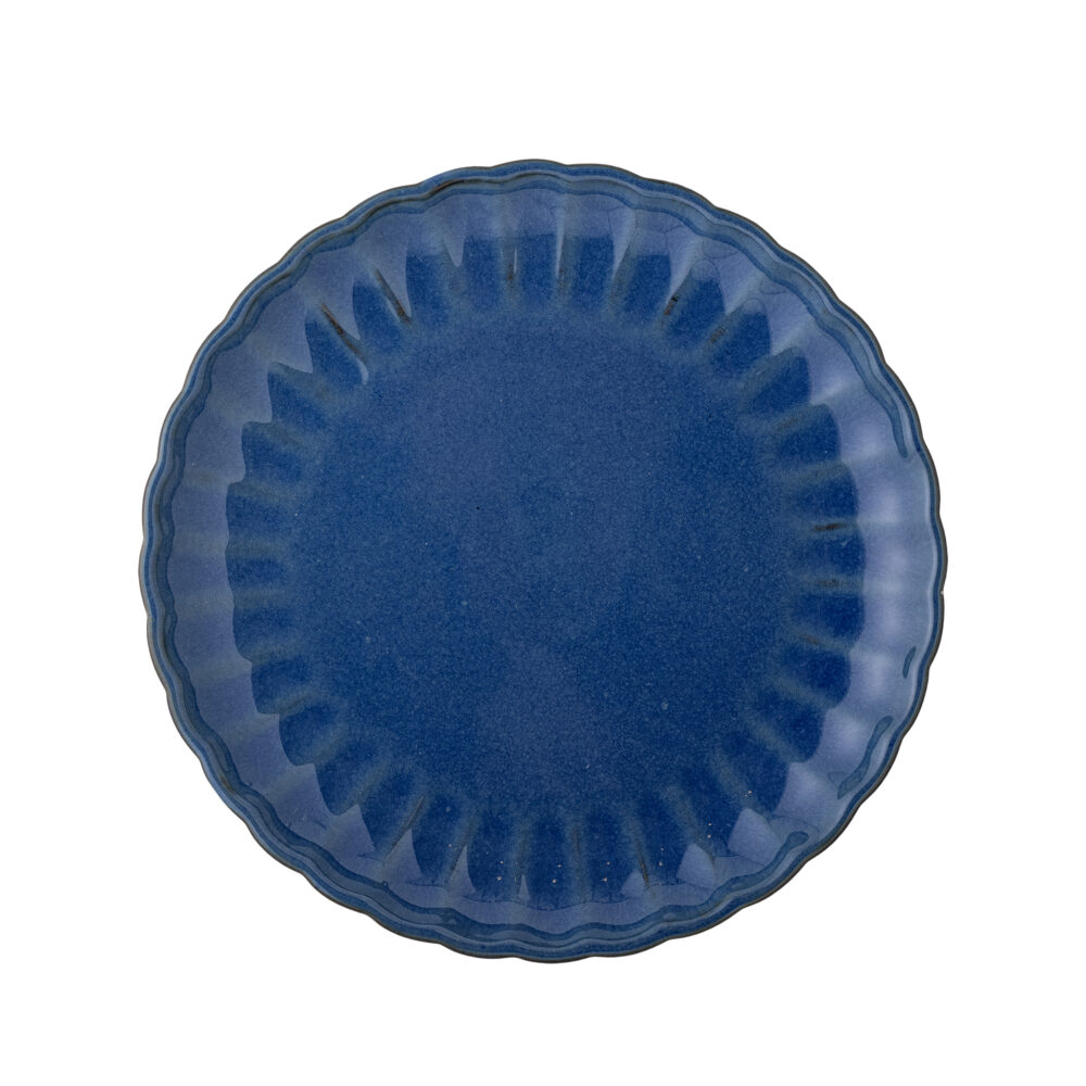 Latina Plate, Blue, Stoneware - Image 3