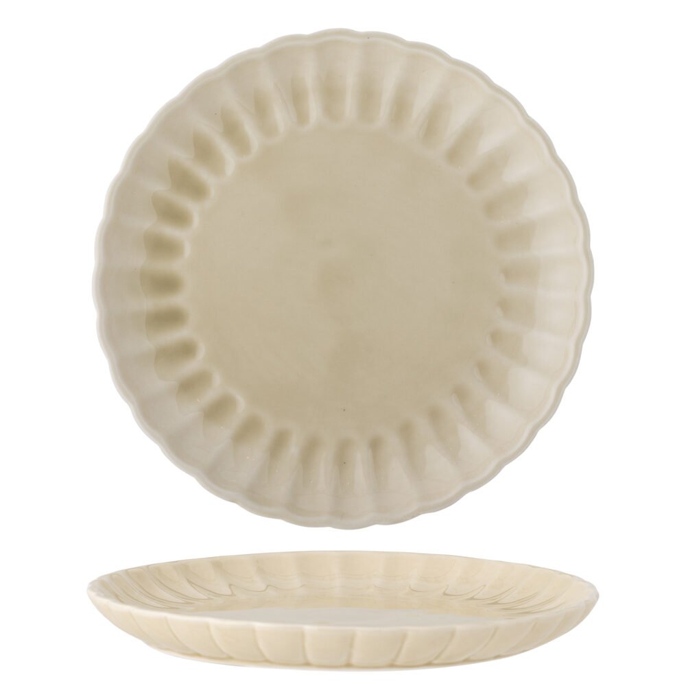 Latina Plate, Nature, Stoneware