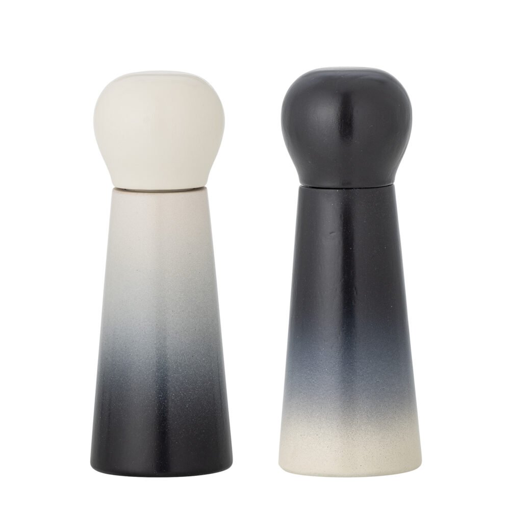 Hyman Salt & Pepper Mill, Blue, Rubberwood
