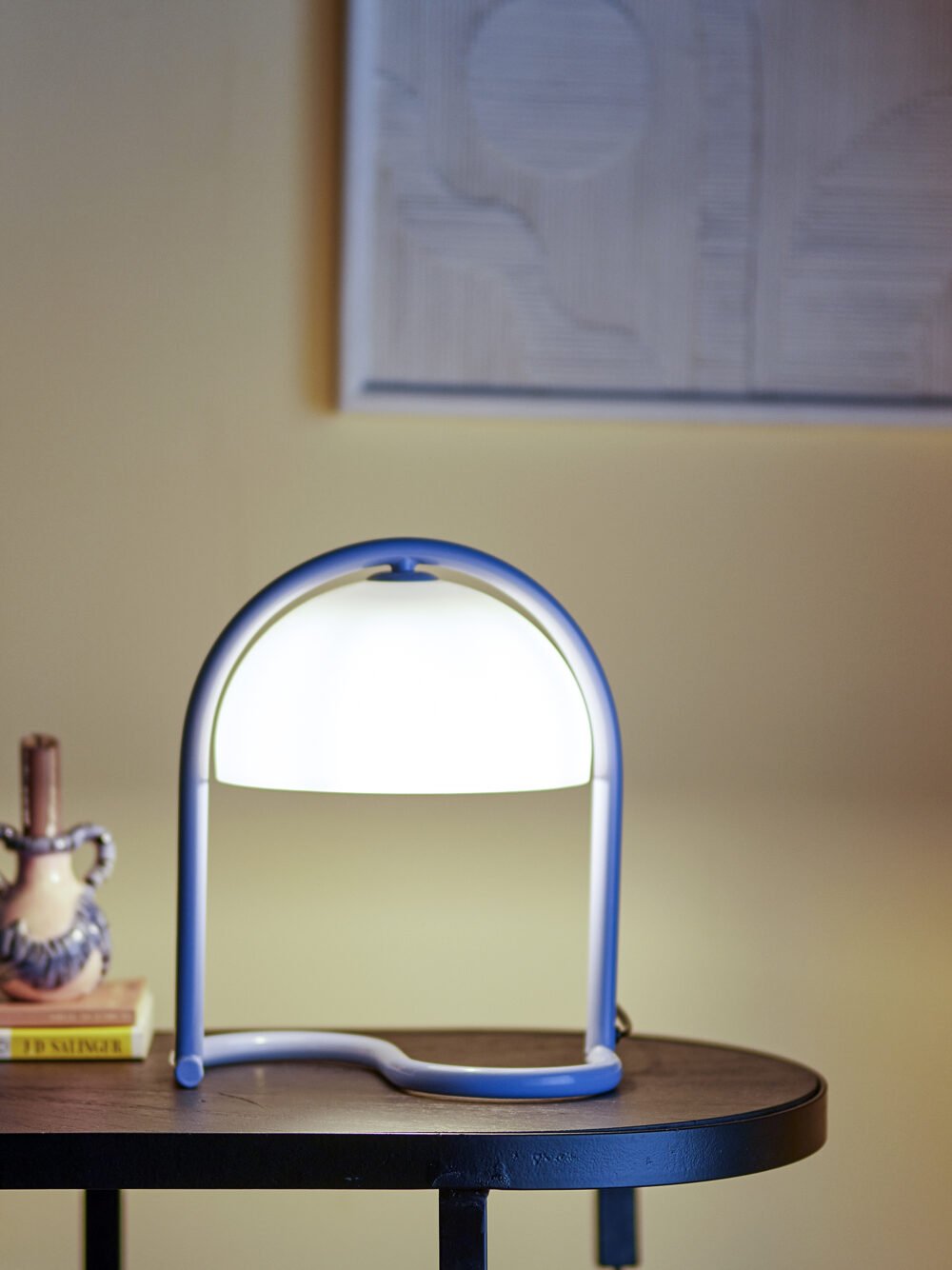 Favour Table lamp, Blue, Acrylic - Image 4