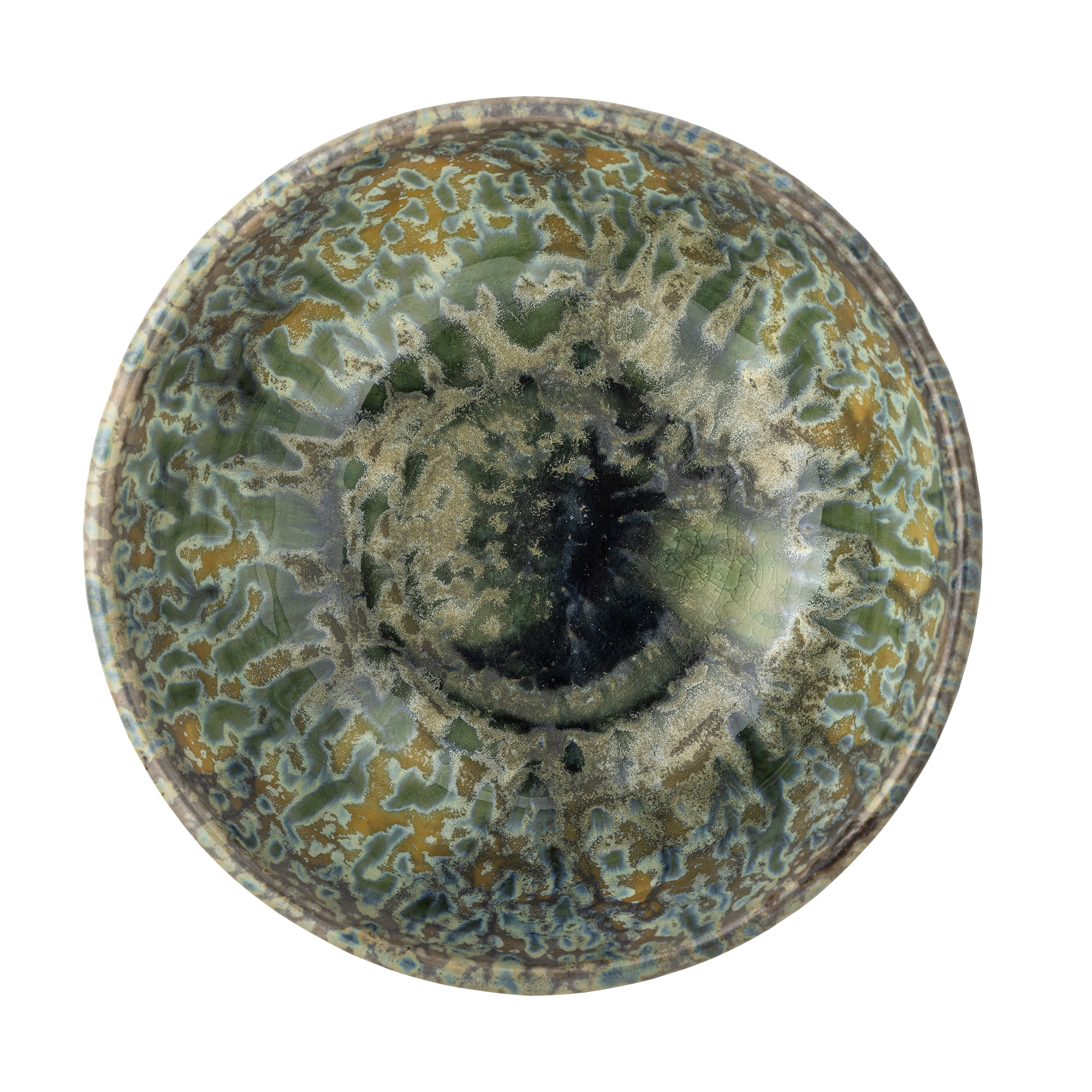 Milani Bowl, Green, Stoneware - Image 2