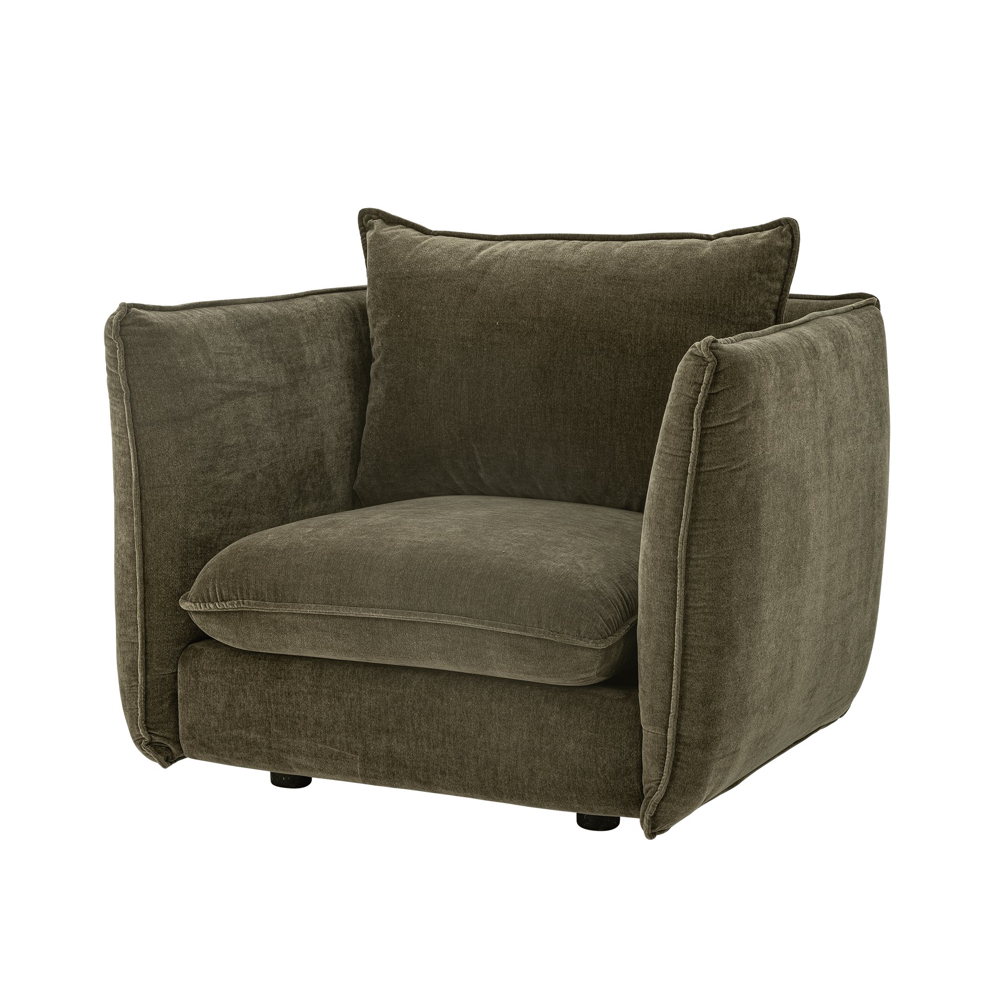 Austin Lounge Chair, Green, Recycled Polyester - Image 2
