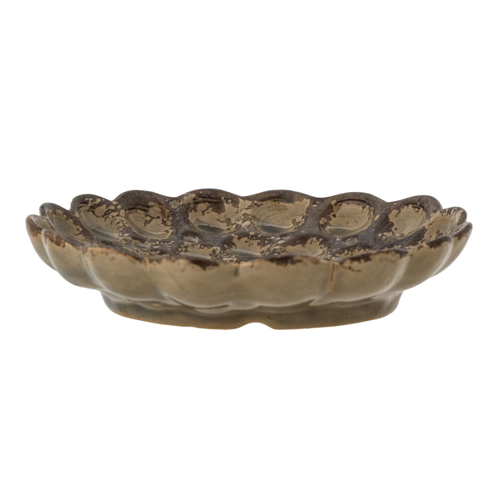 Oyu Bowl, Brown, Stoneware - Image 3