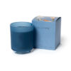 Citrus Crush Box Glass Candle, Blue,