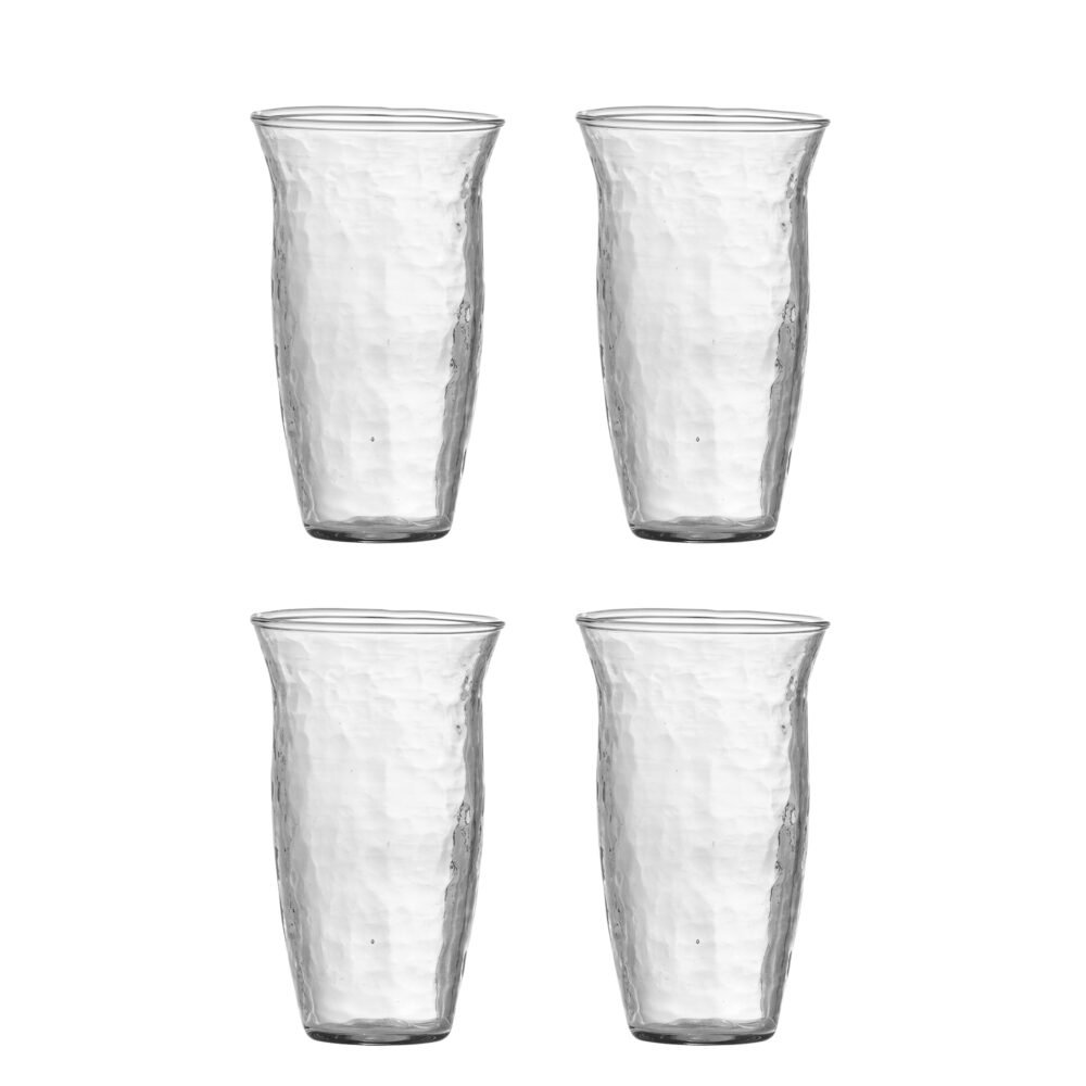 Asha Drinking Glass, Clear, Recycled Glass