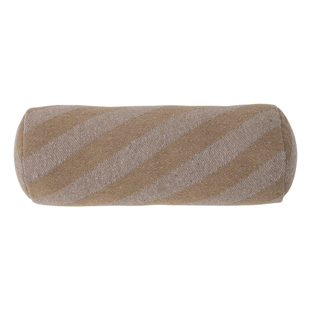 Katrin Cushion, Brown, Recycled Cotton