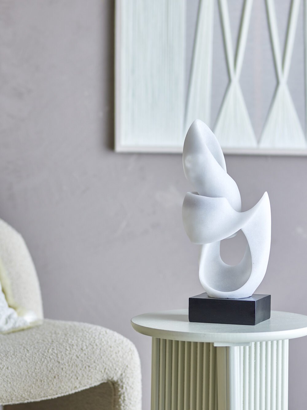 Alistair Deco, White, Polyresin - Image 4