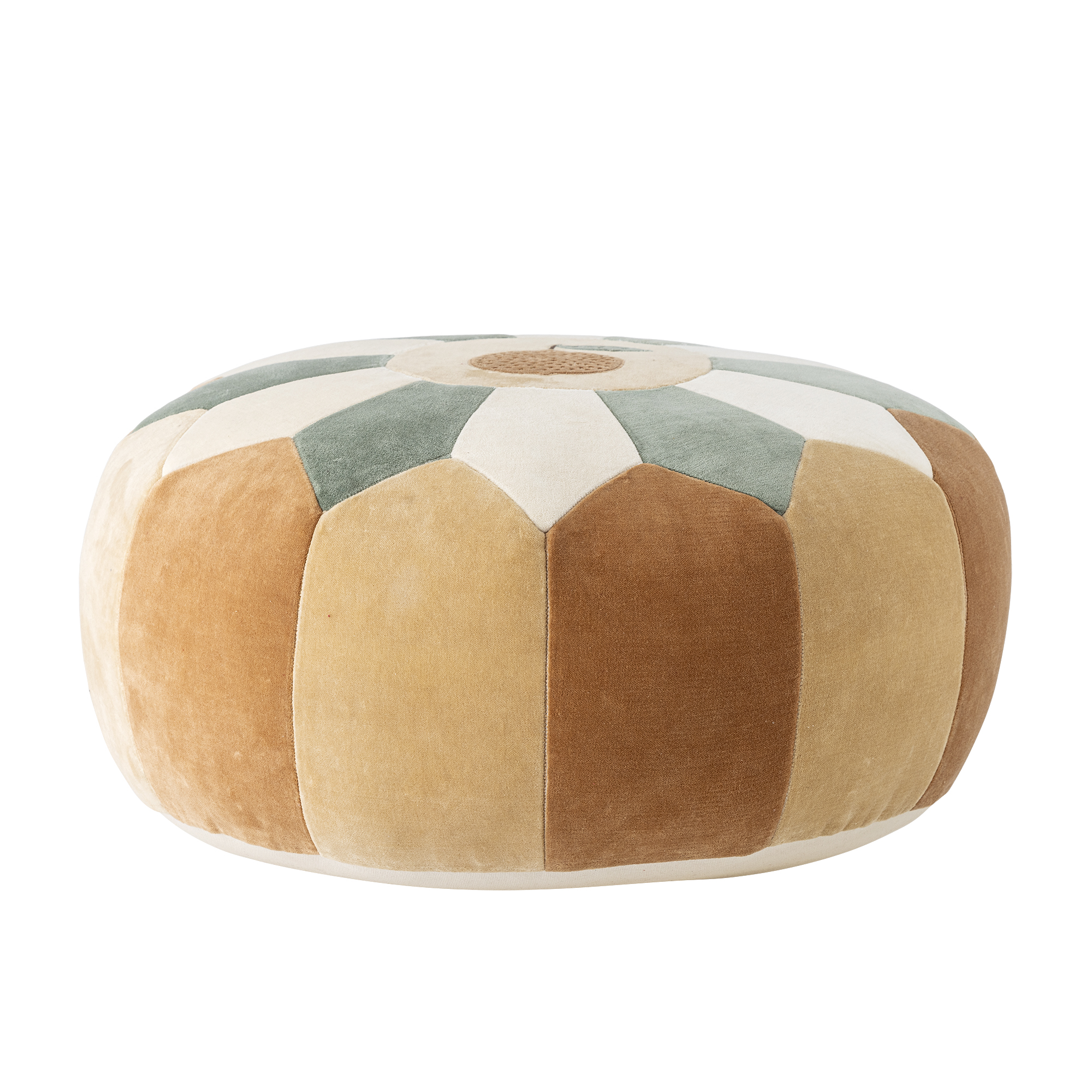 Agnes Pouf, Brown, Cotton - Image 2