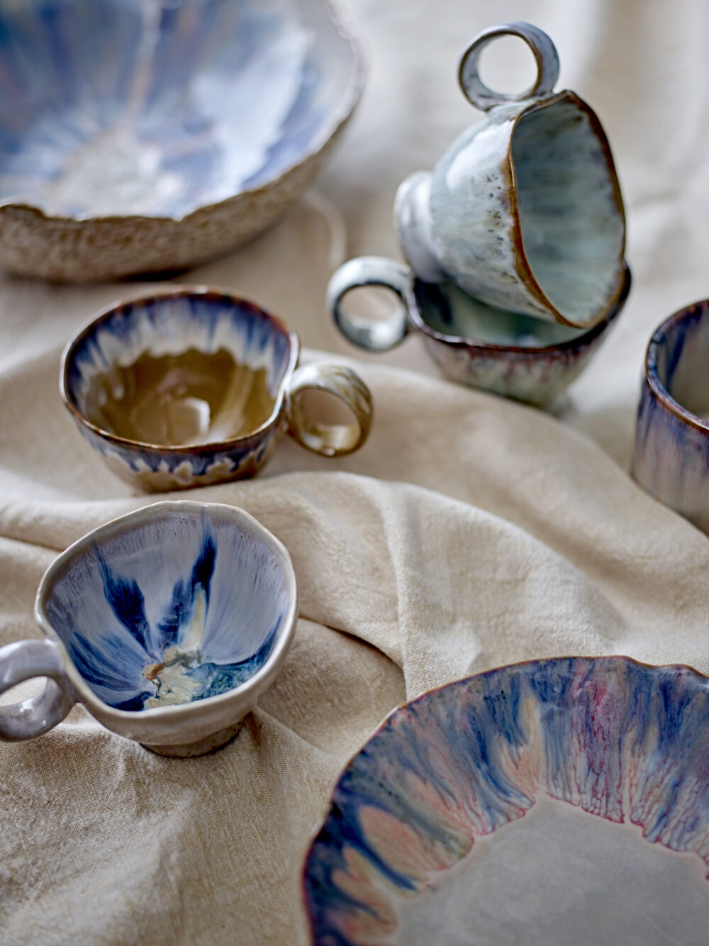 Imogen Cup, Grey, Stoneware - Image 2