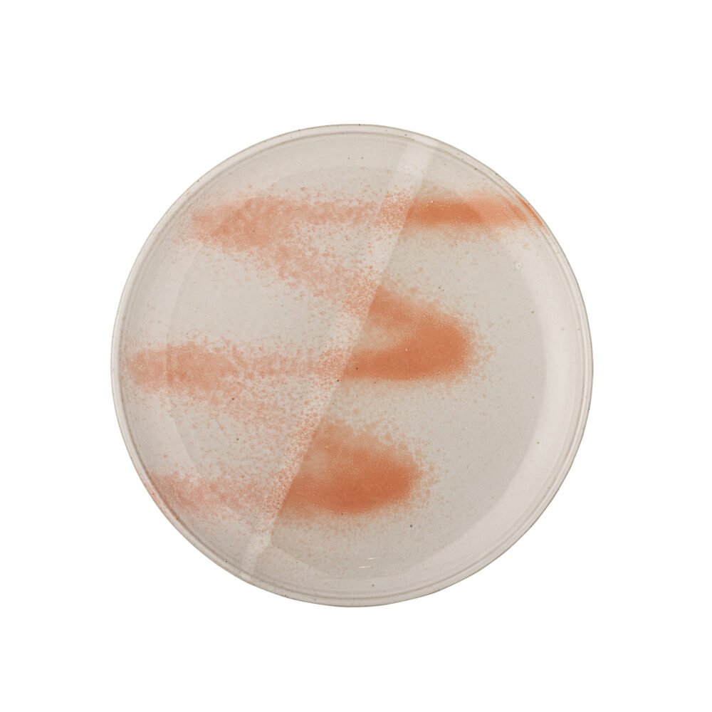 Paula Plate, Orange, Stoneware - Image 3
