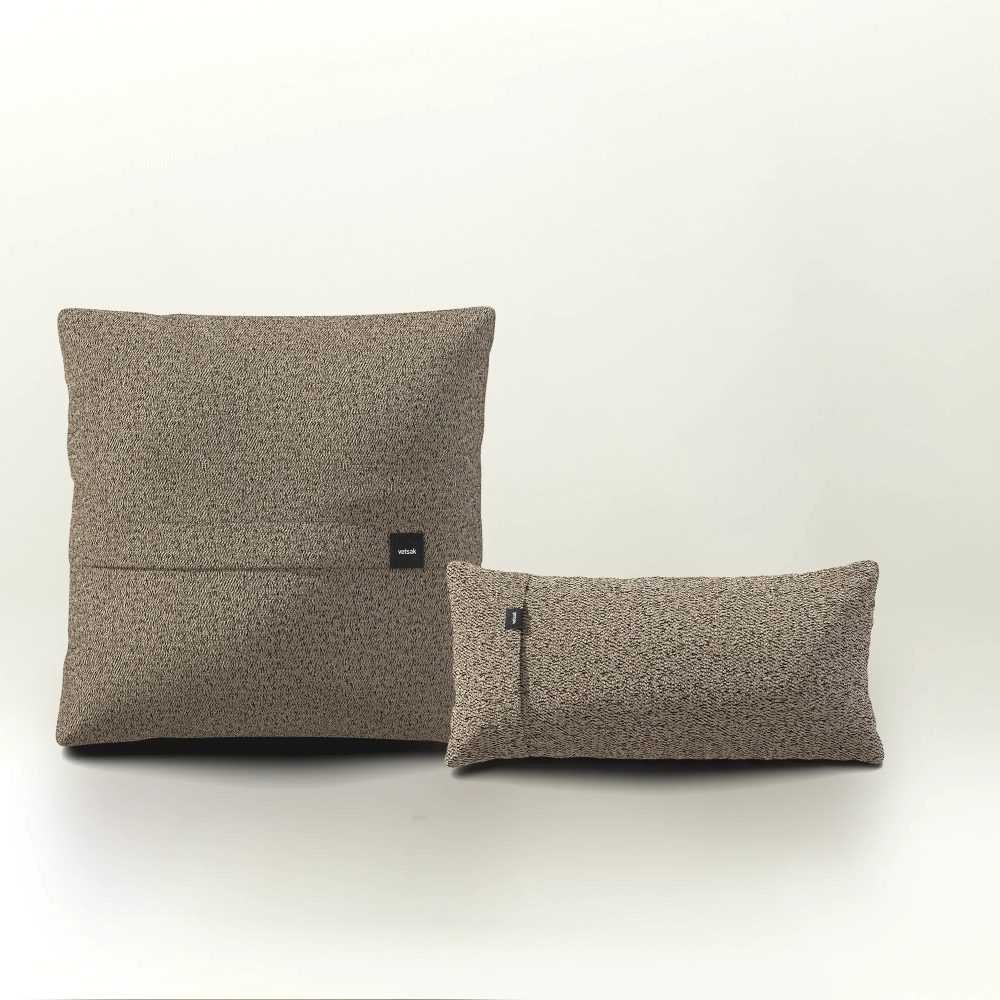pillow set 1 - loop loop - taupe