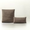 pillow set 1 - leather - cacao
