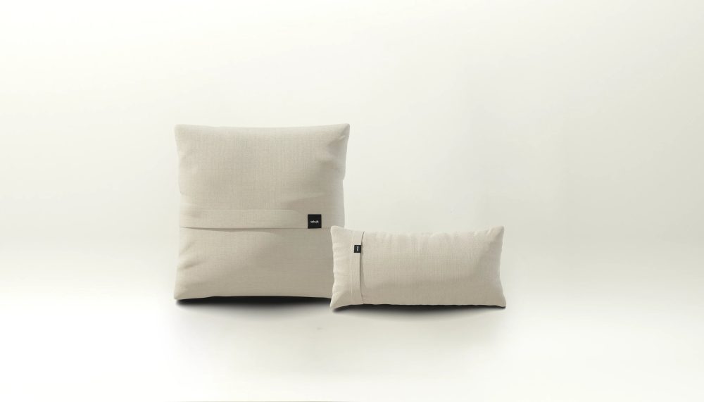 pillow set 1 - pique - beige