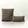 pillow set 1 - pique - taupe