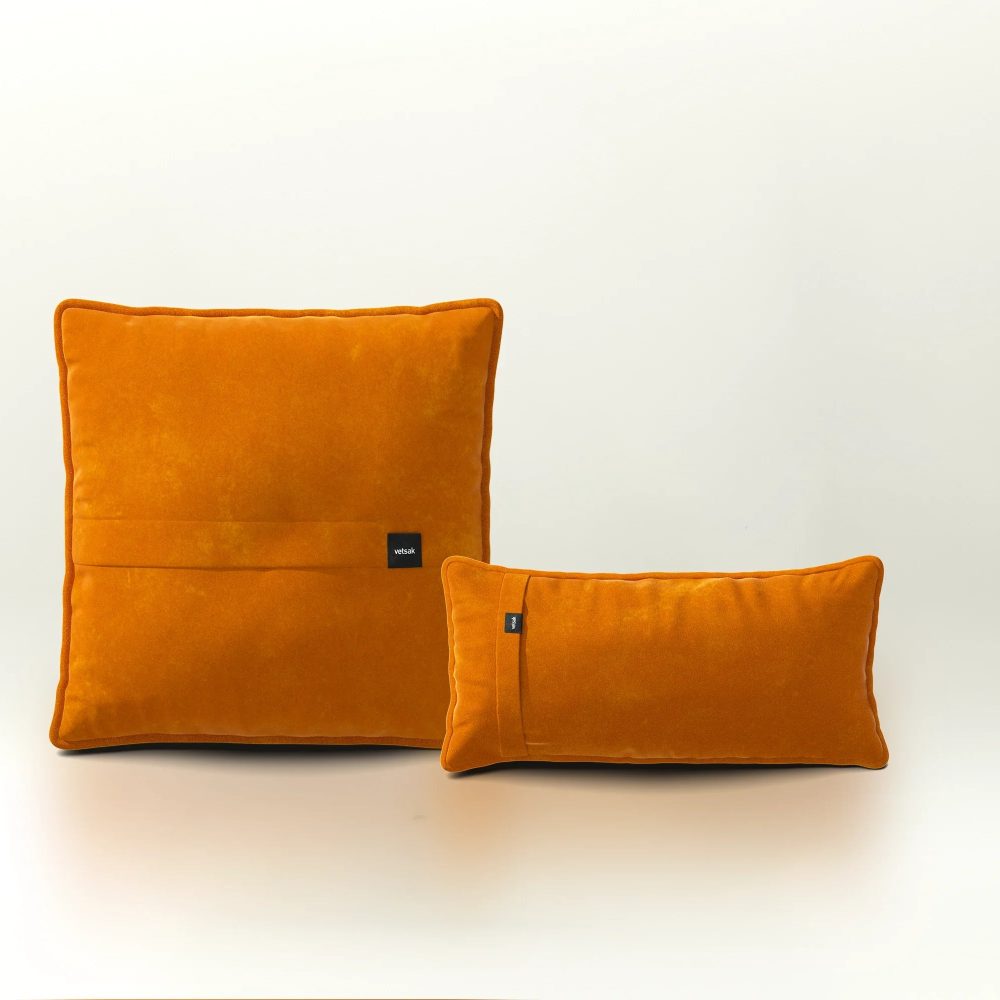 pillow set 1 - suave - orange blaze