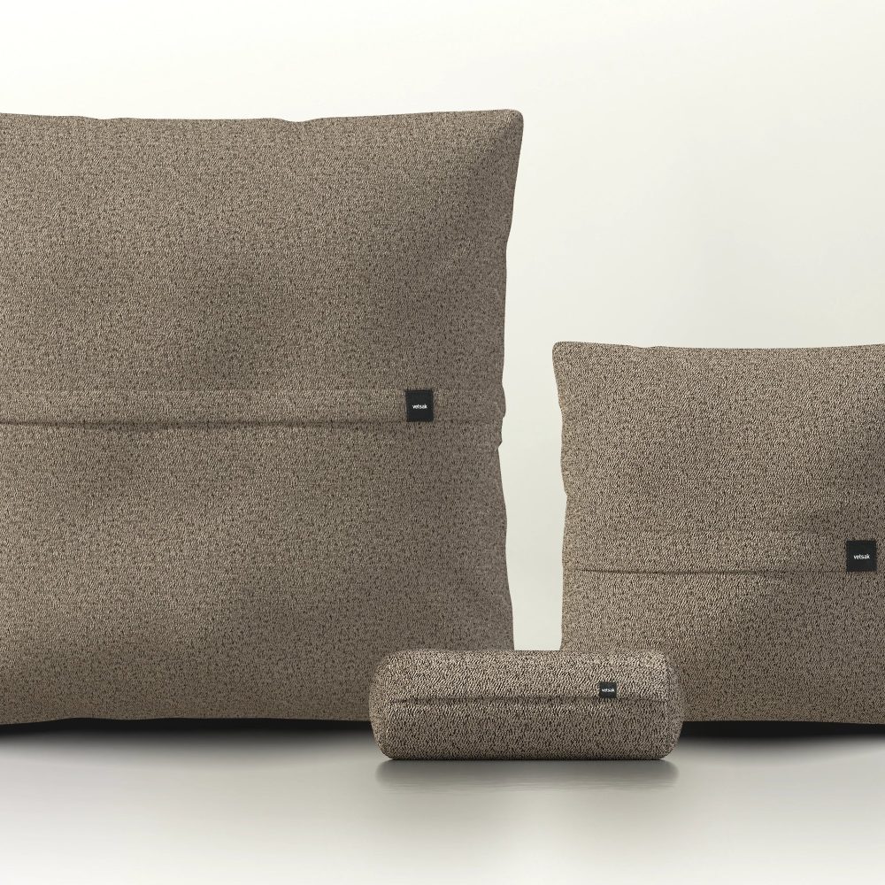 pillow set 2 - loop loop - taupe
