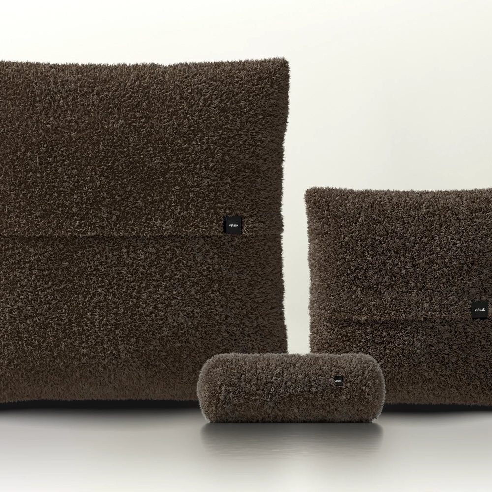 pillow set 2 - doodle - cacao
